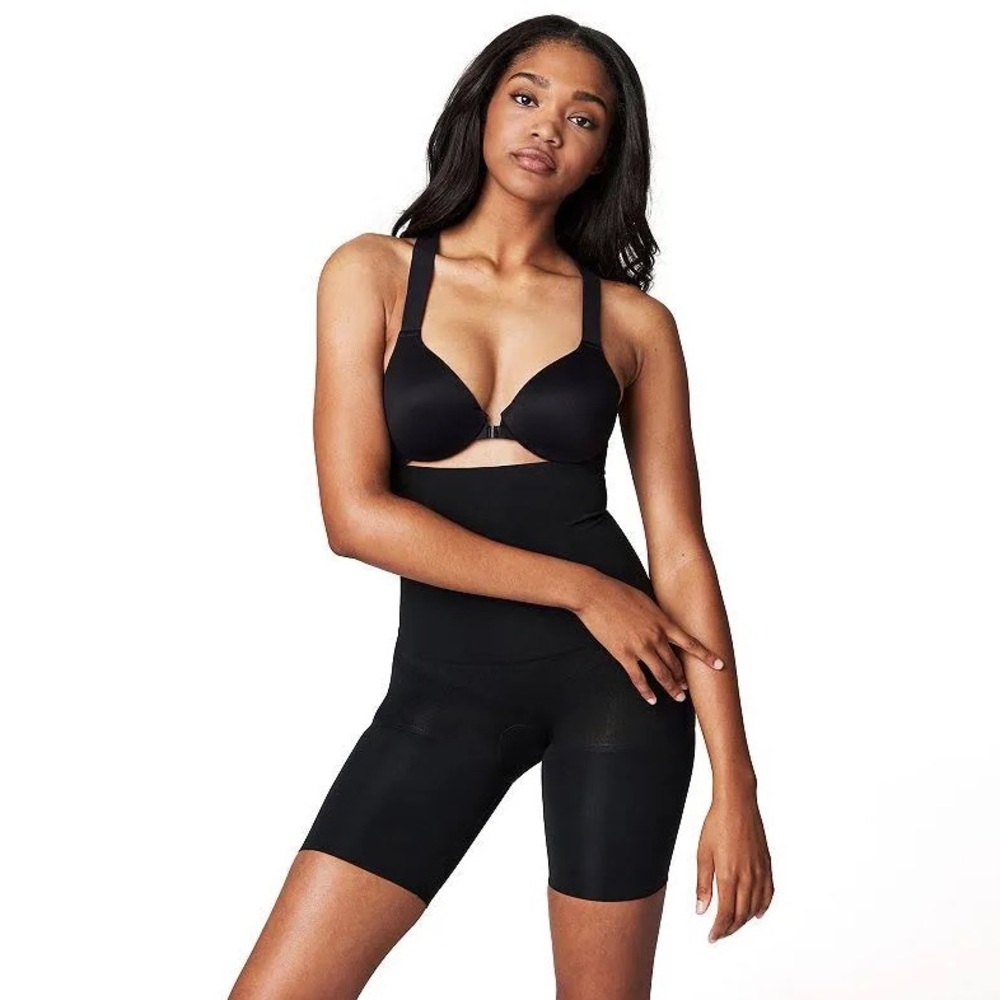 Assets by Spanx Red Hot Label Shapewear Black Shorts size 2X 22-24